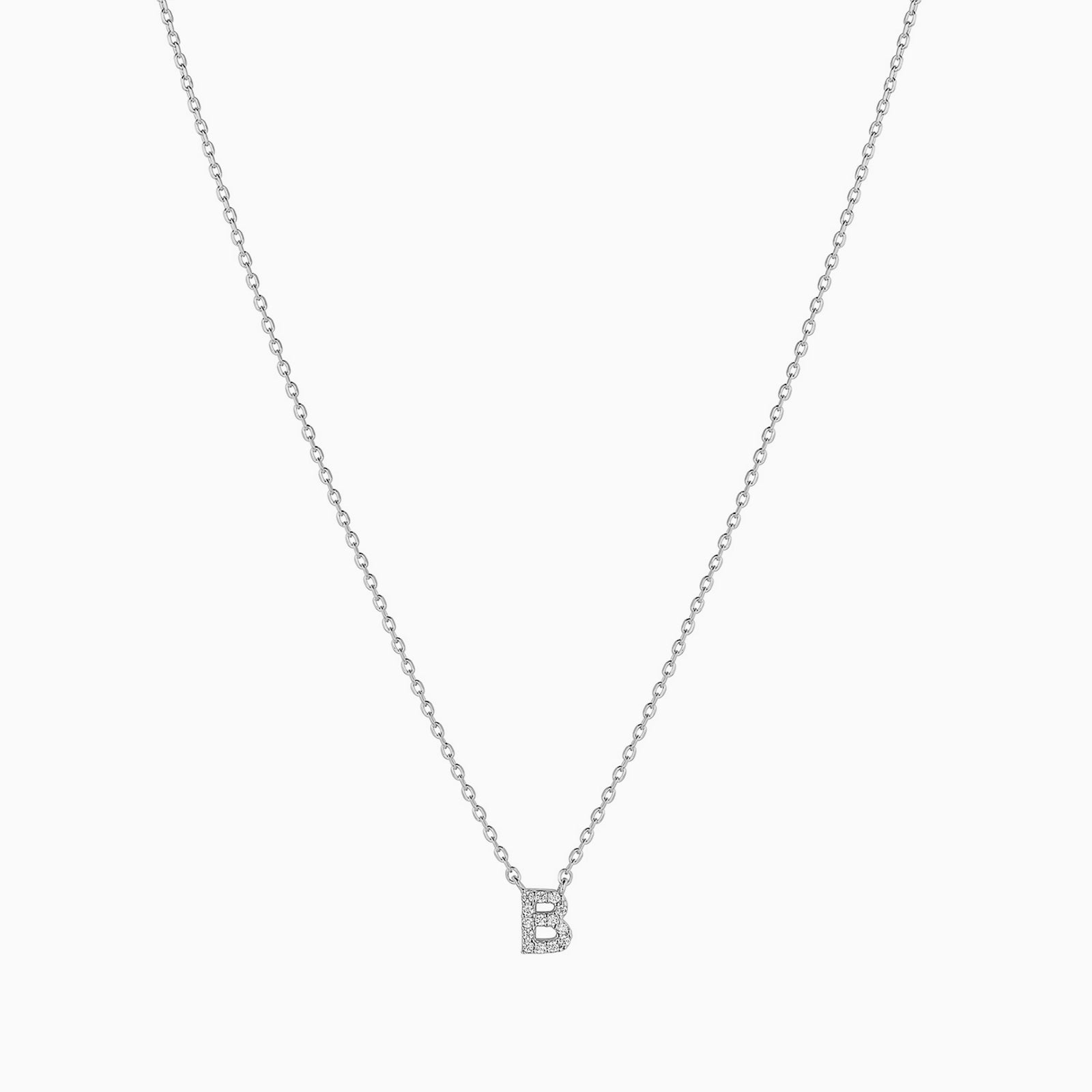 Signature Crystal Initial Necklace 14k Gold Plated Effortless Style