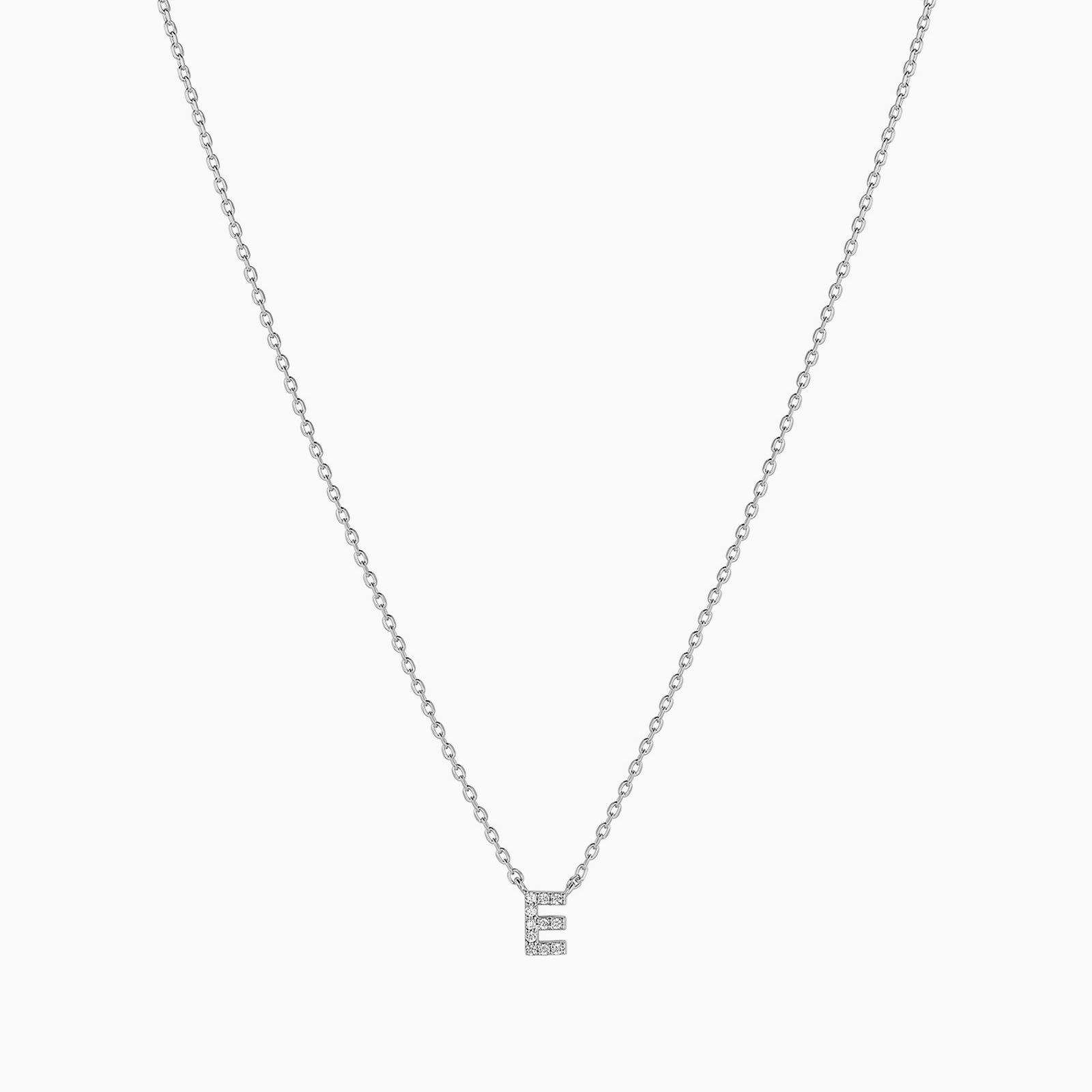 Signature Crystal Initial Necklace 14k Gold Plated Effortless Style