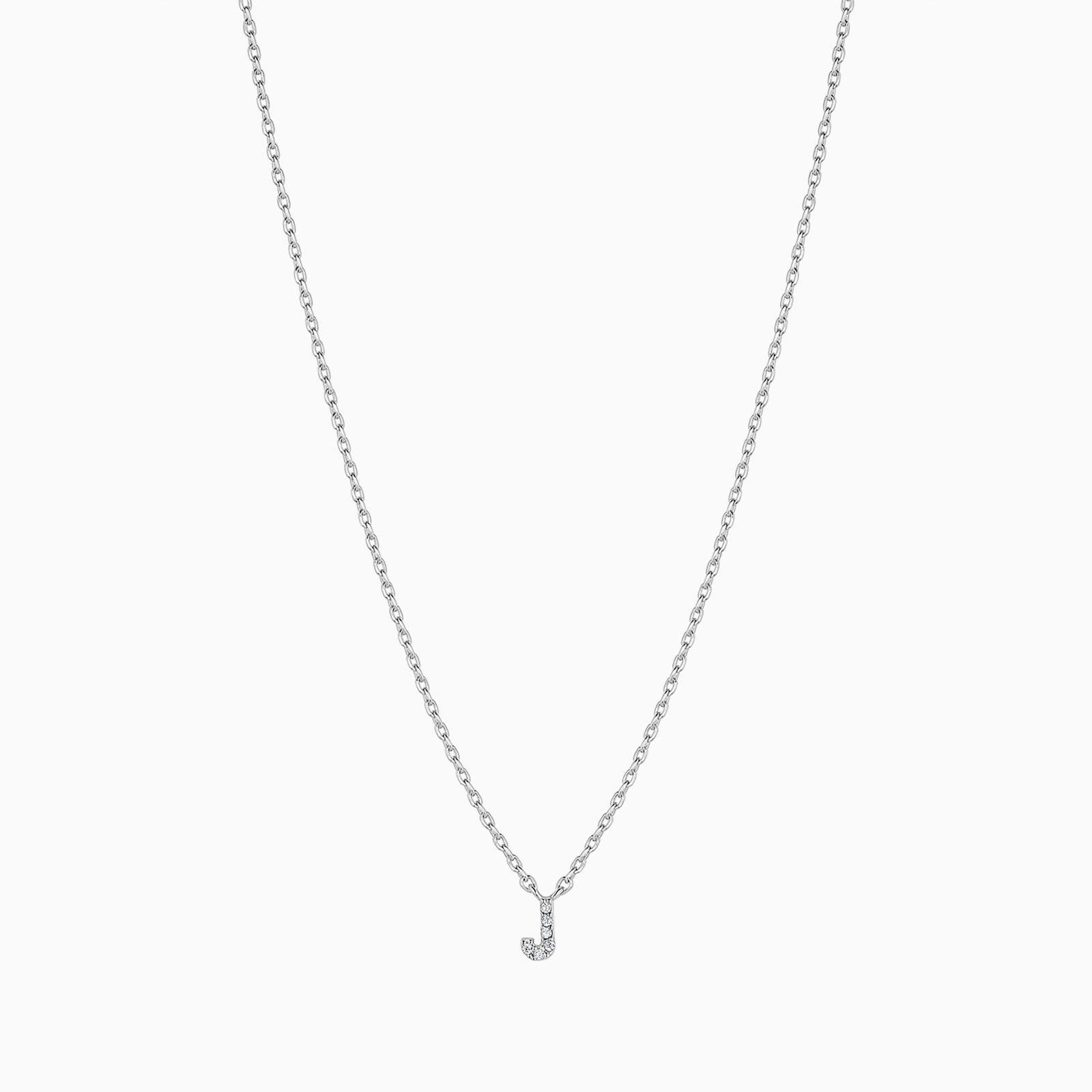 Signature Crystal Initial Necklace 14k Gold Plated Effortless Style
