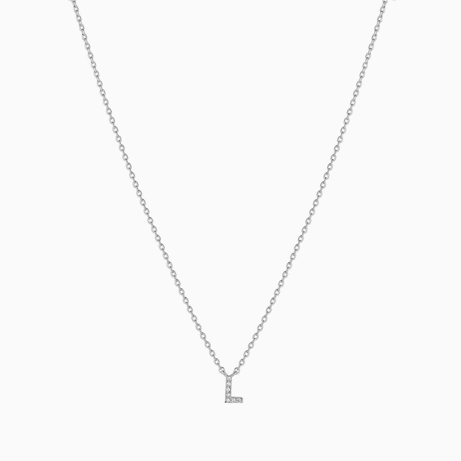Signature Crystal Initial Necklace 14k Gold Plated Effortless Style