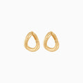 Chase Twisted Oval Link Earrings 14k Gold Plated Everyday Style