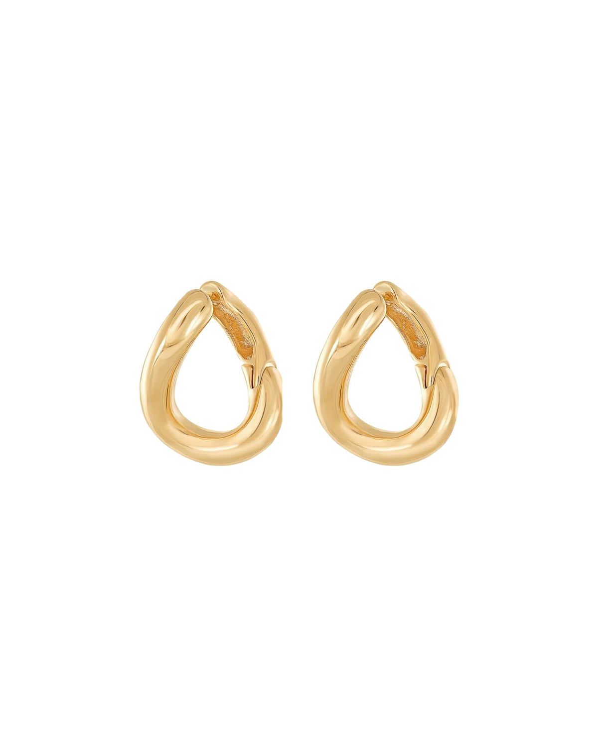 Chase Twisted Oval Link Earrings