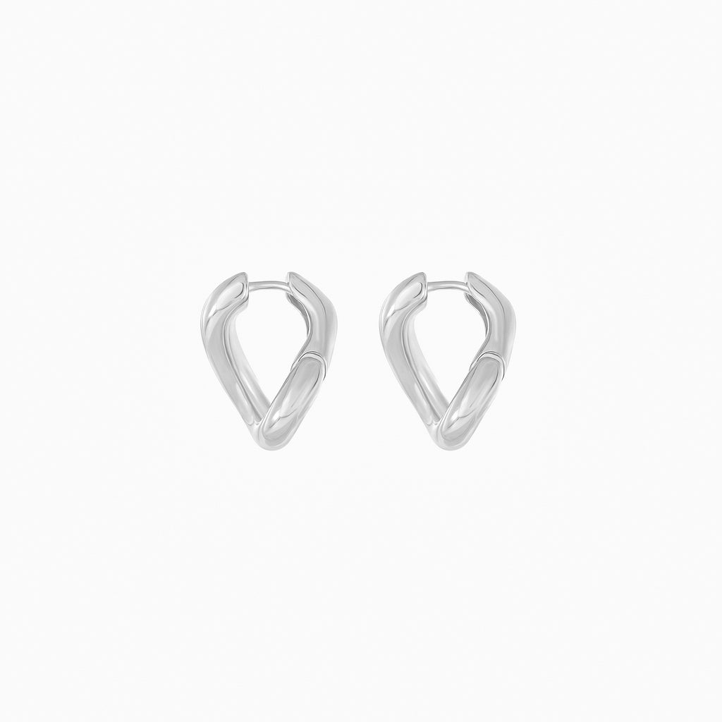 Chase Twisted Oval Link Earrings 14k Gold Plated Everyday Style