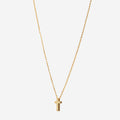 Joy Mini Cross Necklace 14k Gold Plated Minimalist