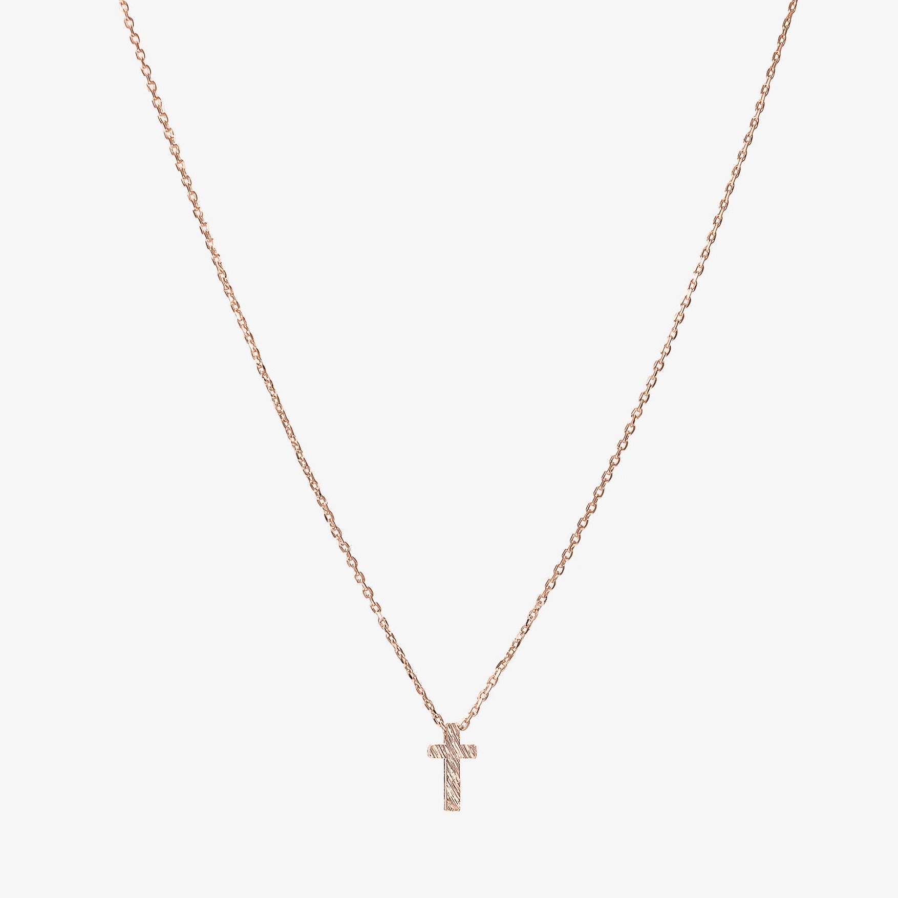 Joy Mini Cross Necklace 14k Gold Plated Minimalist