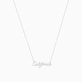 California Letter Necklace 14k Gold Plated Meaningful Piece