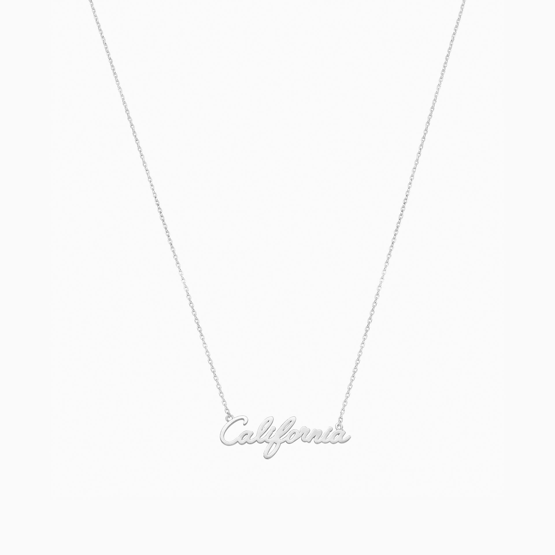 California Letter Necklace 14k Gold Plated Meaningful Piece