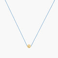 Lana Circular Pendant String Necklace 14k Gold Plated Minimalist Piece