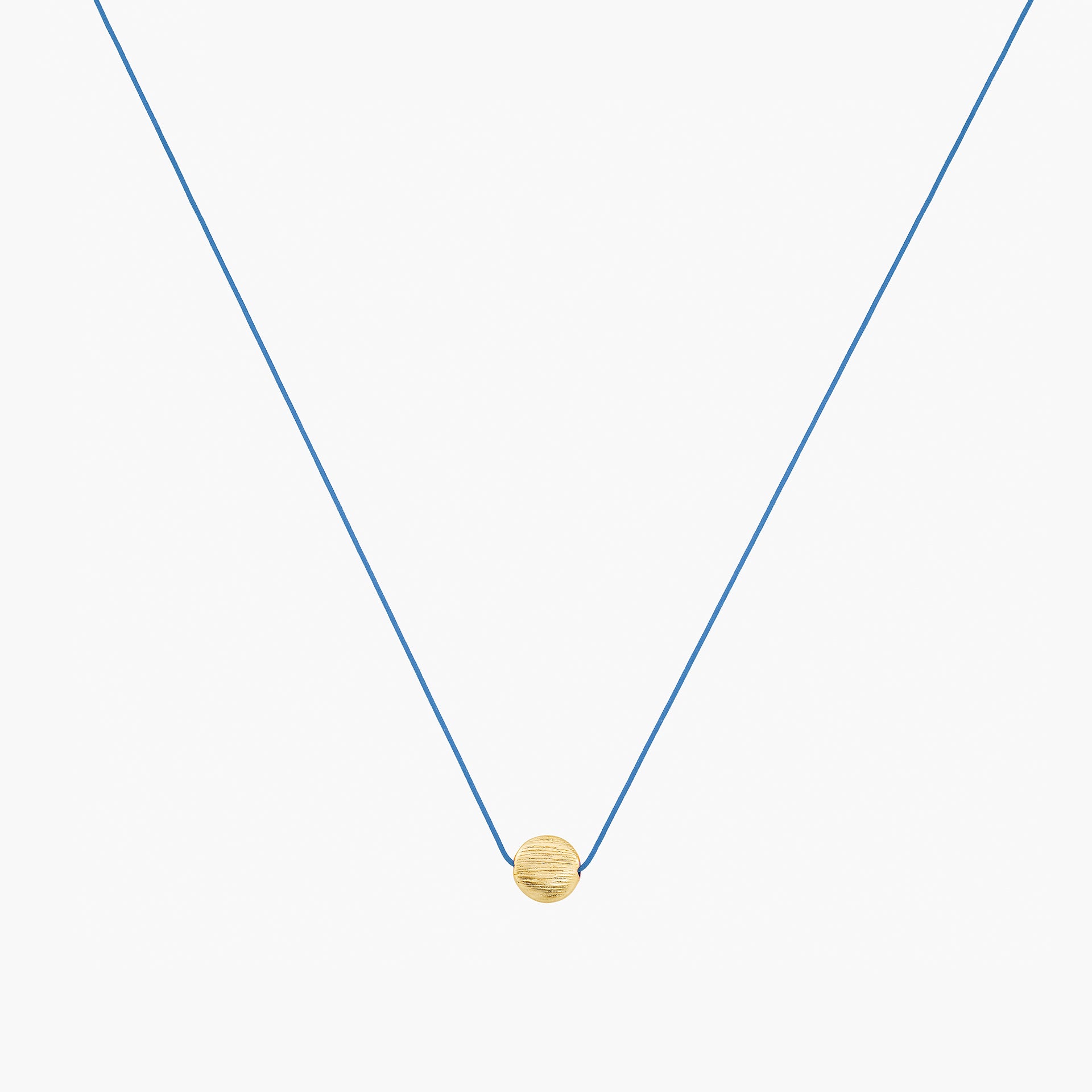 Lana Circular Pendant String Necklace 14k Gold Plated Minimalist Piece