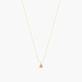 Melinda Small Natural Stone Pendant Necklace 14k Gold Plated Daily Wear
