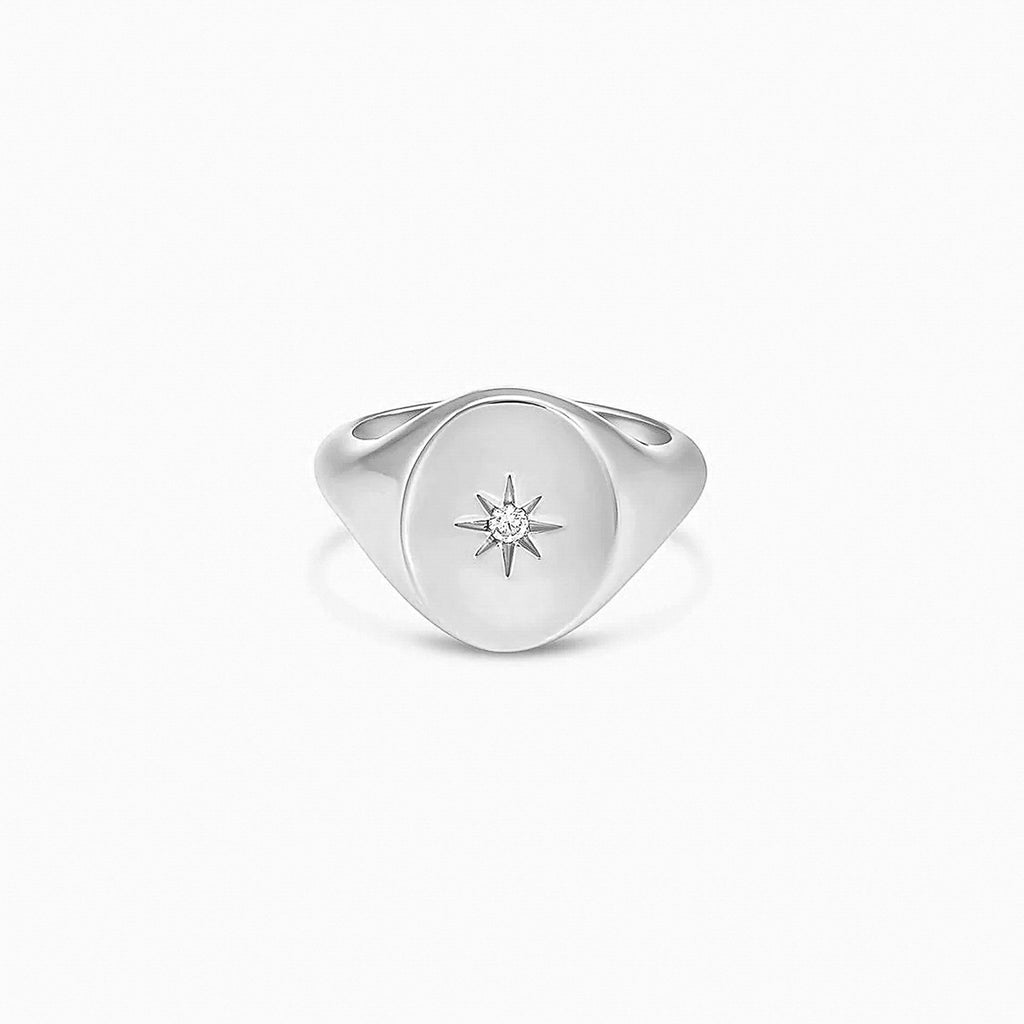 Sol Adjustable Pinky Ring 14k Gold Plated Minimal Style